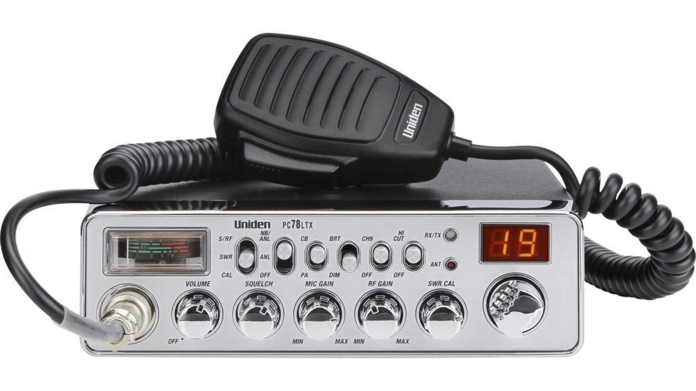 Uniden Professional 40 Channel CB Radio - PC78LTX, Black PC78LTX