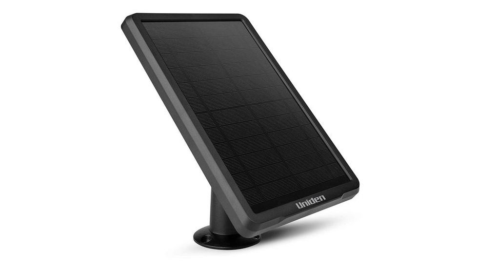 Uniden Solar panel for AppCam Solo 2, Black, AppCam Solar Panel