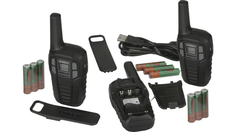 Uniden SX167 Two Way Radios, Black SX167-3CH