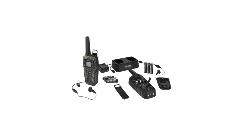 Uniden SX377-2CKHS 37 Mile Two Way Radios Submersible, Camo/Black SX377-2CKHSM