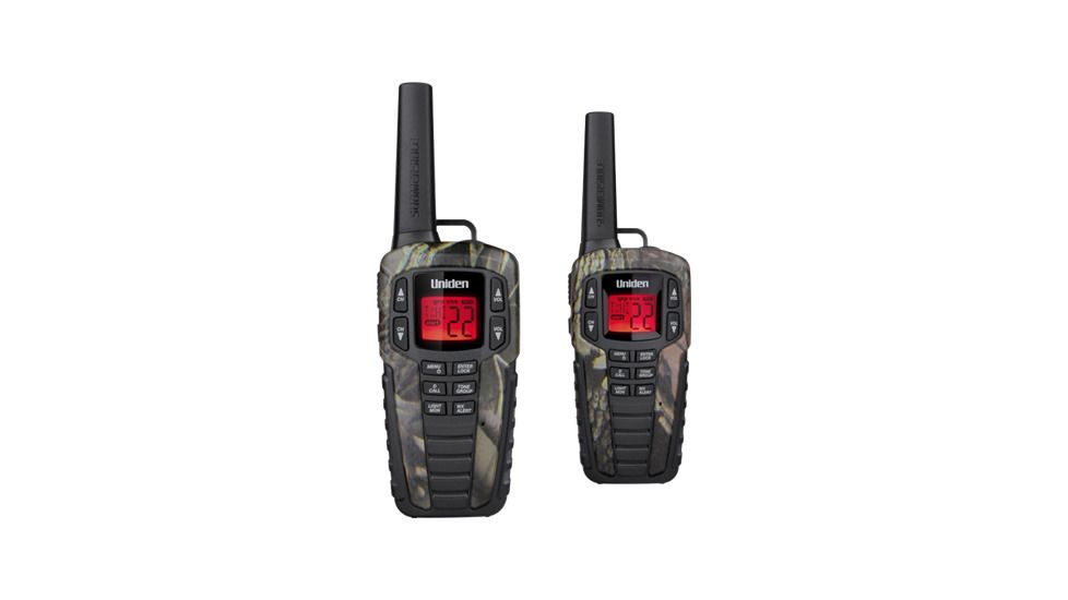 Uniden SX377-2CKHS 37 Mile Two Way Radios Submersible, Camo/Black SX377-2CKHSM