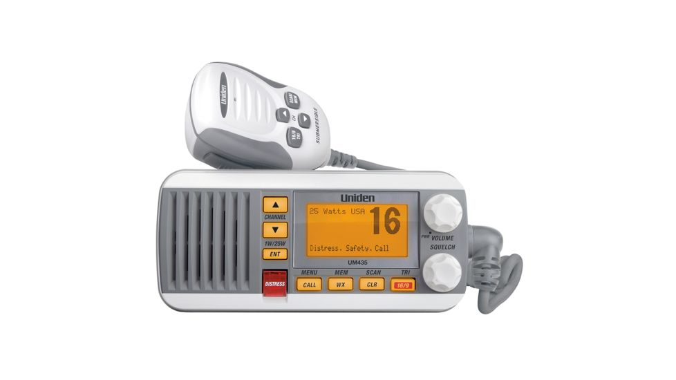 Uniden UM435 Fixed Mount VHF Radio - White 69338