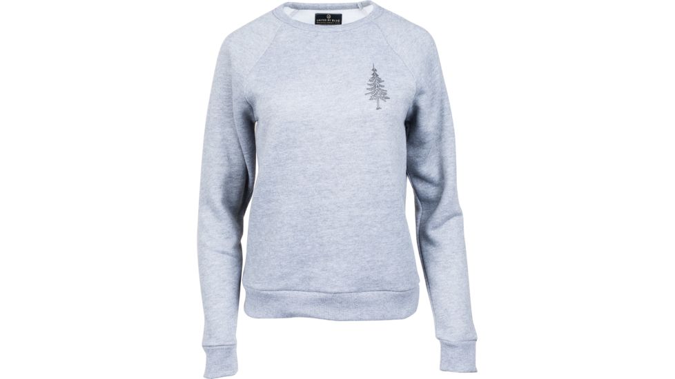 United By Blue Adventure Crew Pullover - Women's-Grey-Small