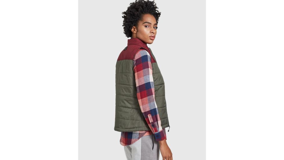 United By Blue Bison Puffer Vest - Womens, Dark Olive, Small, 204-005-06224