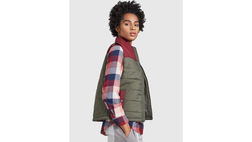 United By Blue Bison Puffer Vest - Womens, Dark Olive, Small, 204-005-06224