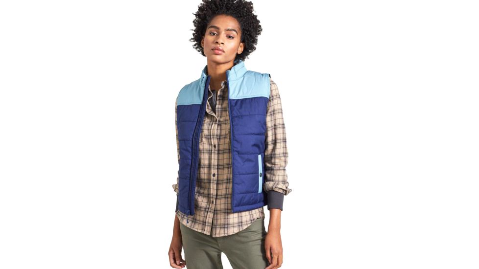 United By Blue Bison Puffer Vest - Womens, Navy, Medium, 204-005-13225