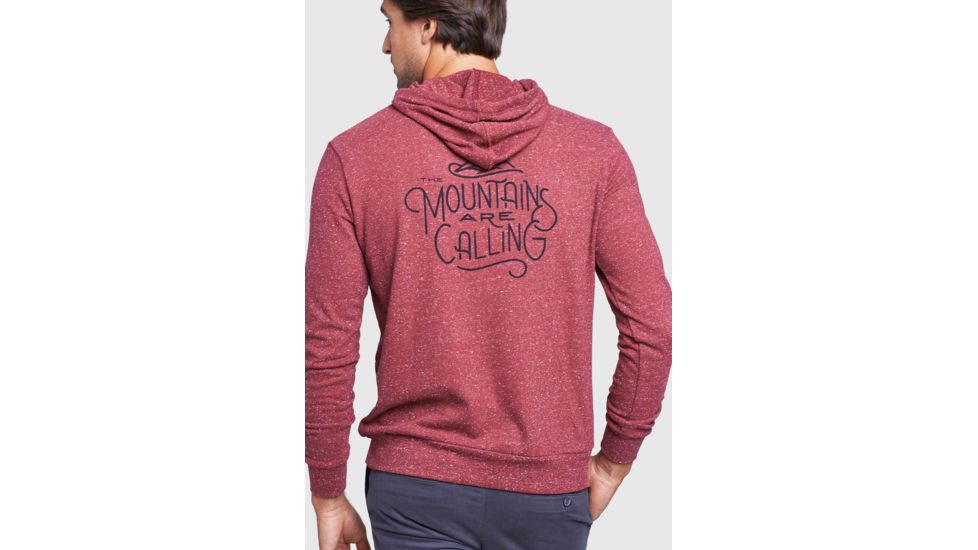 United By Blue Mountains Are Calling Graphic Hoodie - Mens, Plum, Small, 101-096-11524