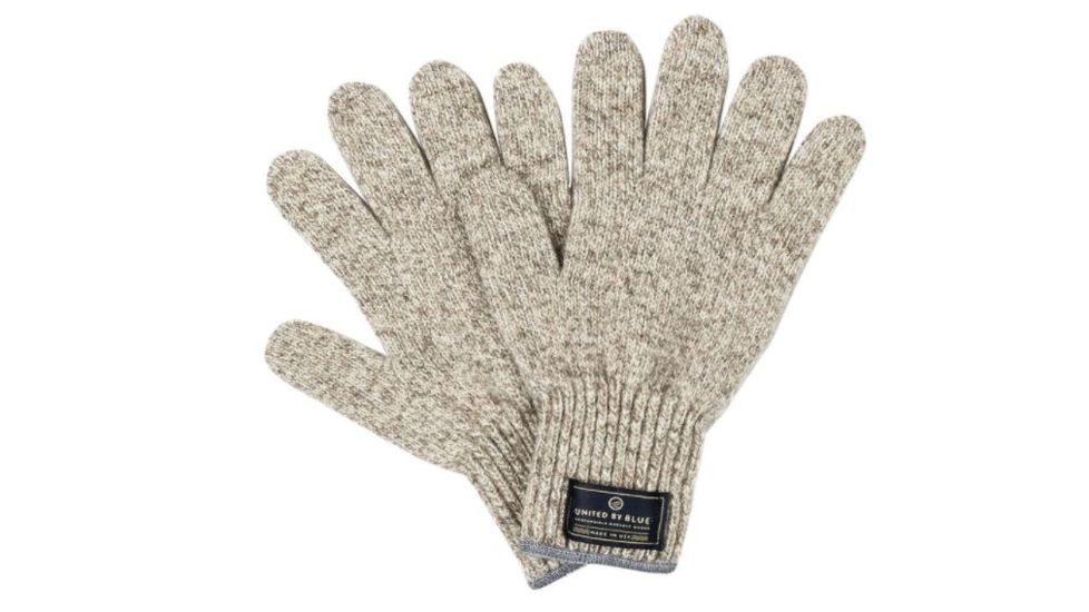 United By Blue Ragg Wool Gloves, Oatmeal, Small, 00A-1RG-OT2