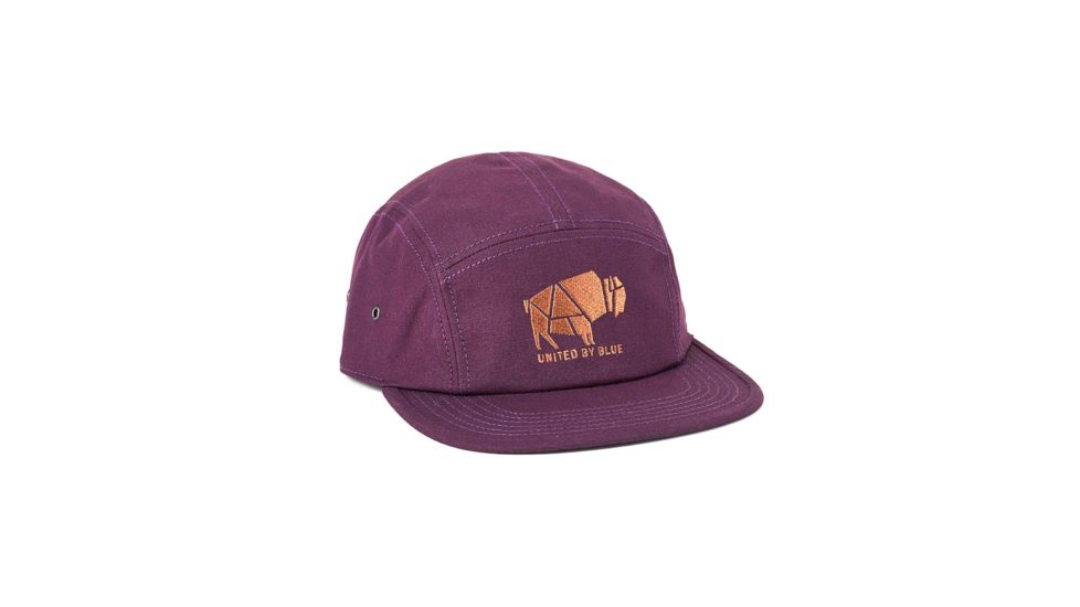 United By Blue Range 5-Panel Hat, Wine, One Size, 706-034-11313