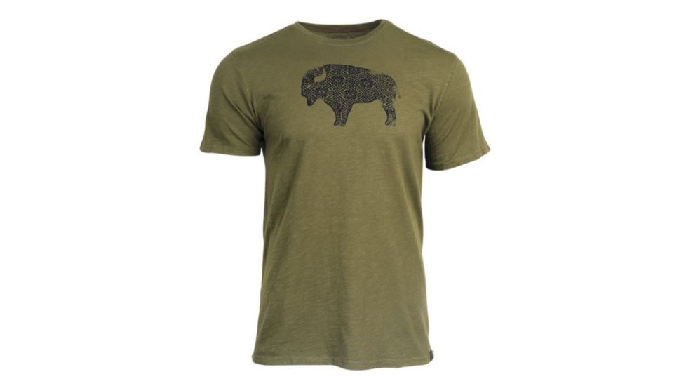 United By Blue Short Sleeve Wild Bison Tee - Men's, Forest, Large, 73M-1WB-FT4