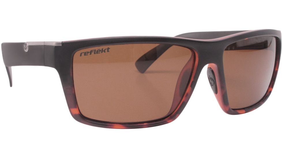 Unsinkable Echo Sunglasses-Matte Black Tort Fade-Polarized ColorBlast Brown