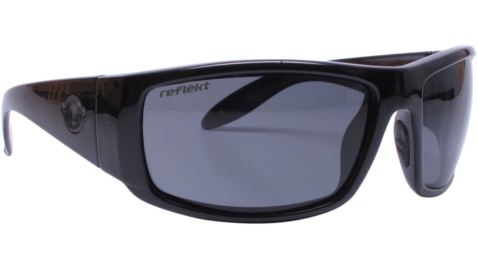 Unsinkable Galleon Sunglasses-Ebony-Polarized ColorBlast Grey