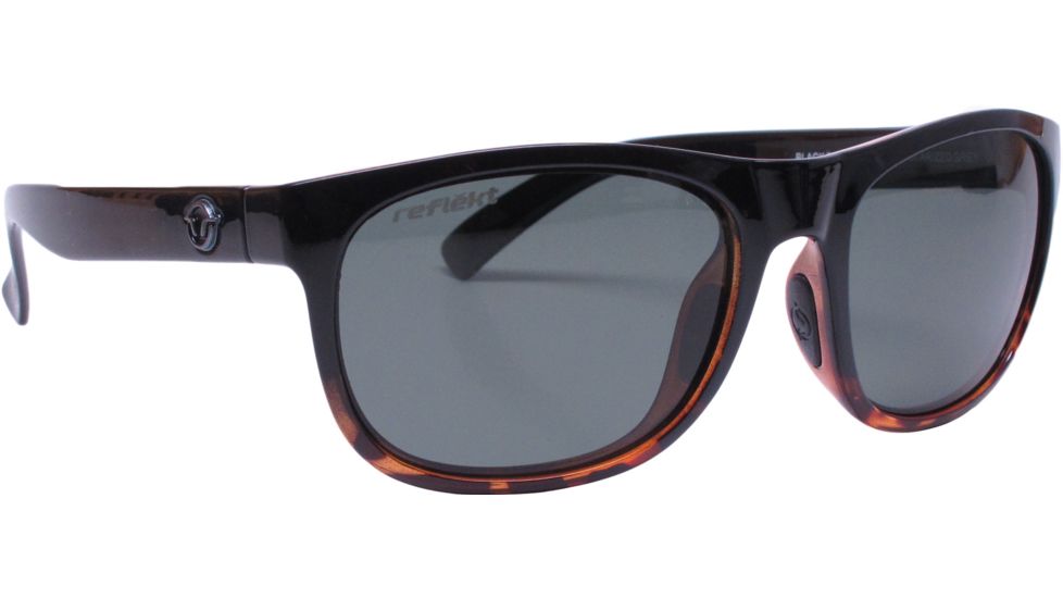 Unsinkable Nomad Sunglasses-Black Tort Fade-Polarized Core Grey