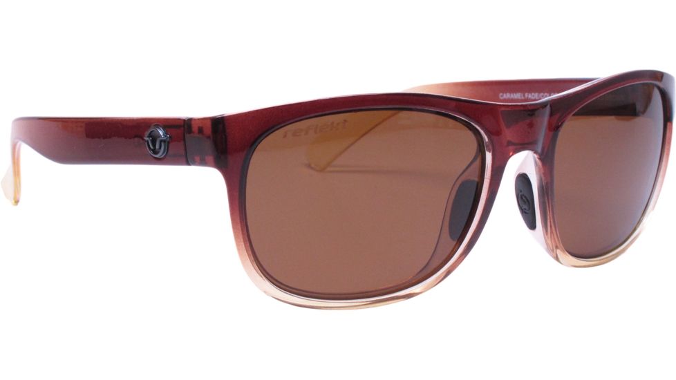 Unsinkable Nomad Sunglasses-Caramel Fade-Polarized ColorBlast Brown