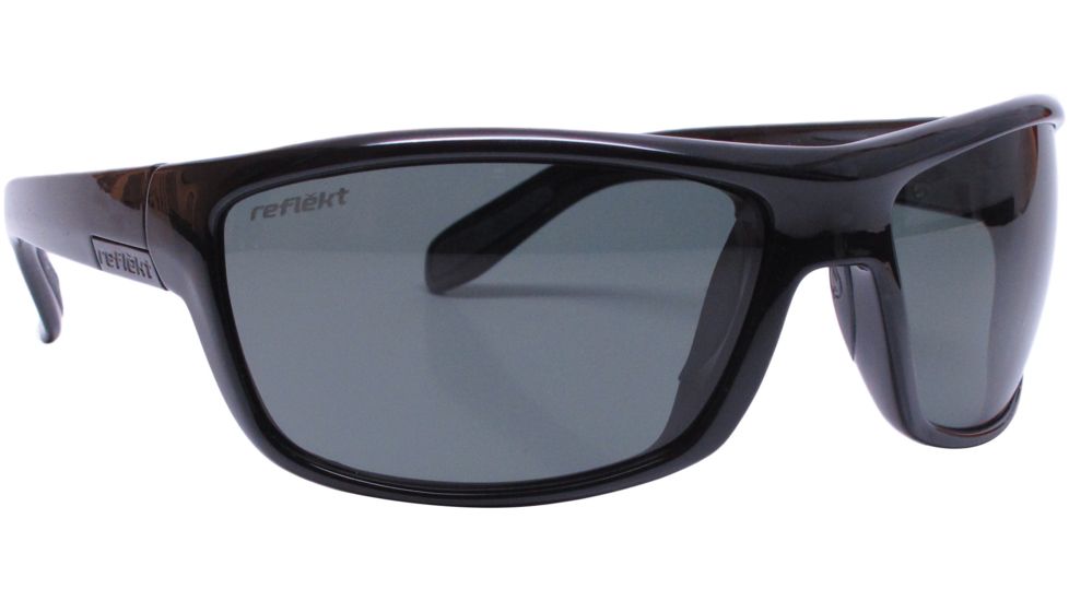 Unsinkable Rival Sunglasses-Ebony-Polarized Core Grey