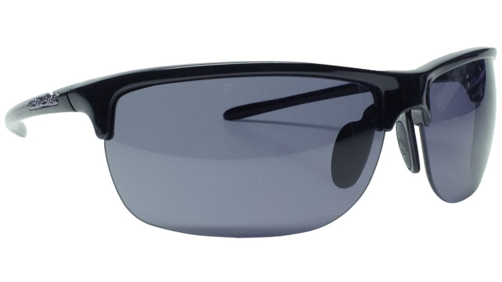 Unsinkable Vapor 2.0 Sunglasses-Ebony-Polarized ColorBlast Grey