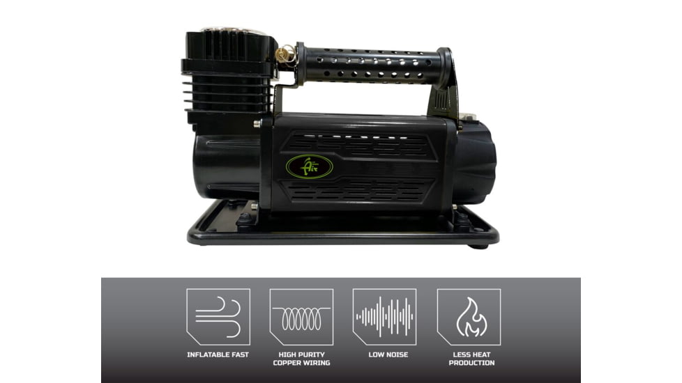 Up Down Air Air Compressor System 5.6 CFM With Storage Bag, Hose &amp; Attachments - Single Motor, Yellow/Black, 12089917