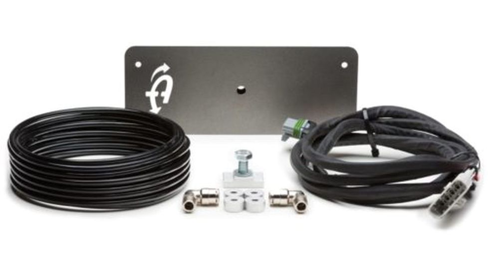 Up Down Air Compressor Mount &amp; Connection Kit, Ford Truck, F Series Bed w/ Locking Tie Downs for ARB Dual Air Compressor, Gray, 22-0318