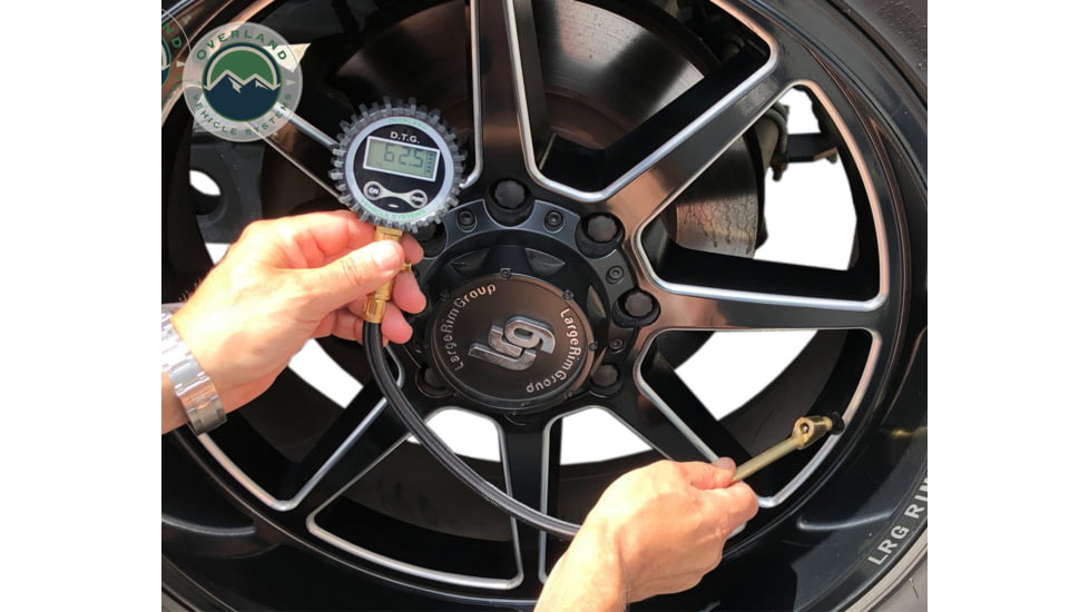 Up Down Air Digital Tire Deflator, Digital Tire Gauge w/ 53 Tire Repair Combo Kit, 55-1002