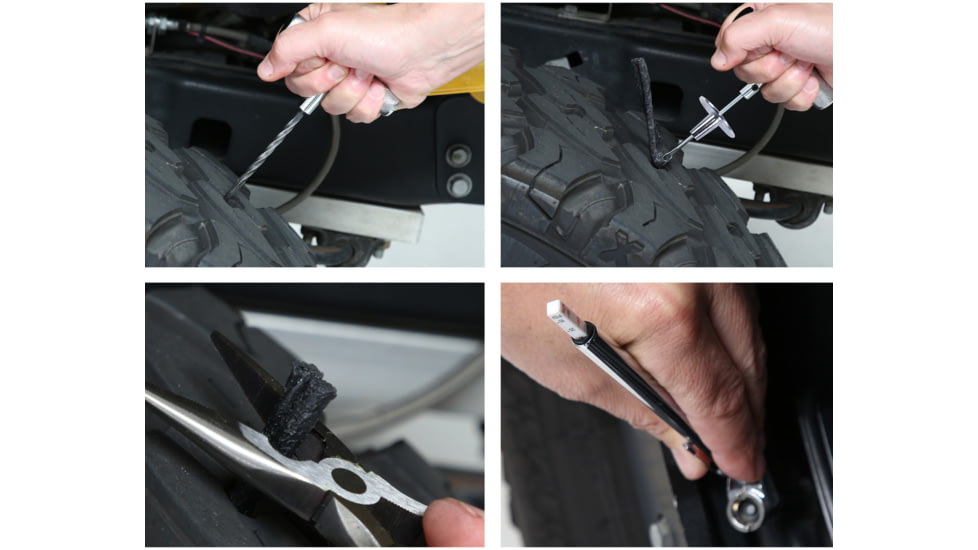 Up Down Air Digital Tire Deflator, Digital Tire Gauge w/ 53 Tire Repair Combo Kit, 55-1002