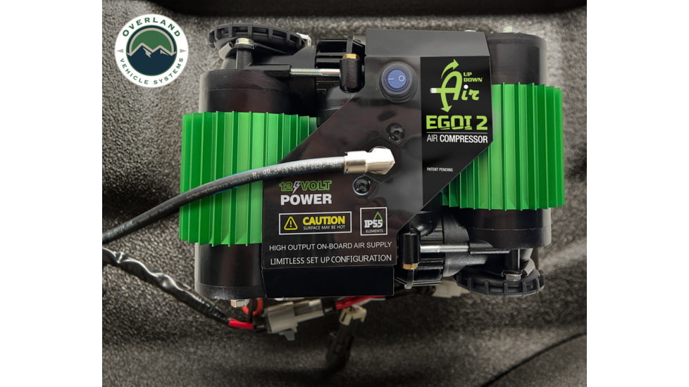 DEMO, Up Down Air EGOI Permanent Dual Motor Air Compressor System, 6.1 CFM, 12099918