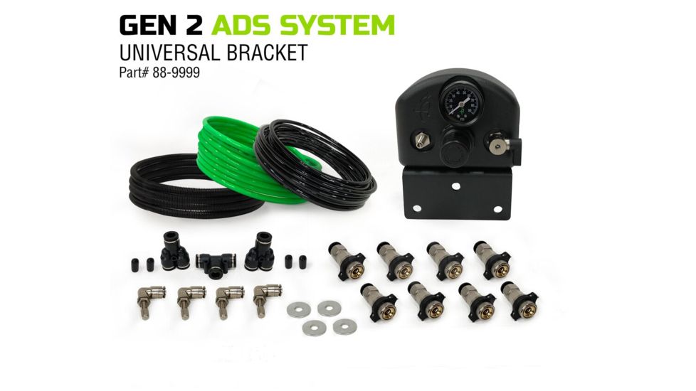 Up Down Air Gen II Air Delivery System, Universal, Black, 88-9999