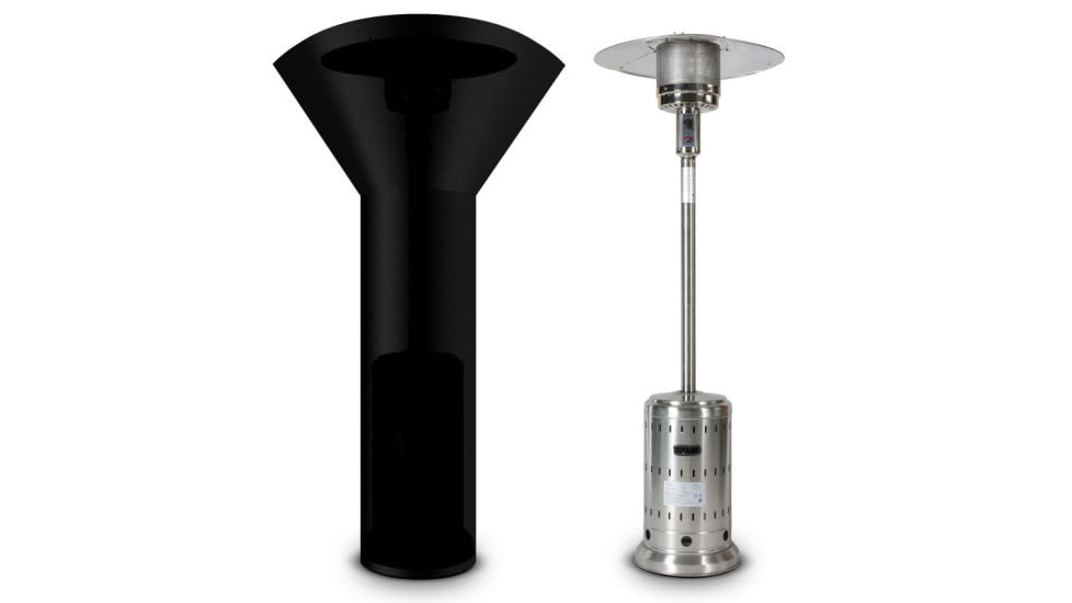 Upland Mushroom 46,000 BTU Outdoor Patio Heater, Stainless Steel, Medium, UJN-SN02-SS