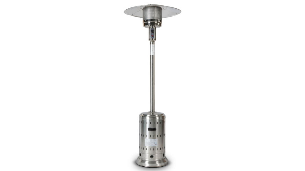 Upland Mushroom 46,000 BTU Outdoor Patio Heater, Stainless Steel, Medium, UJN-SN02-SS