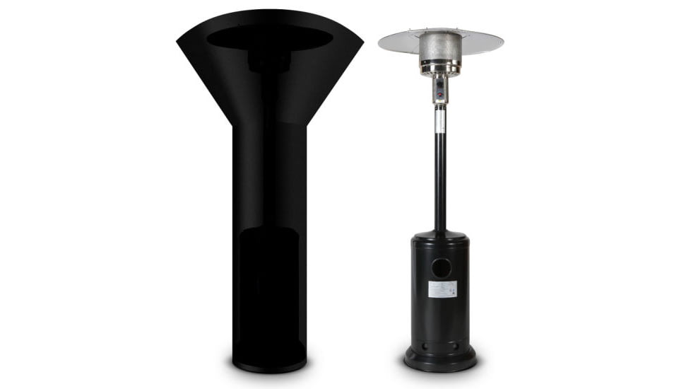Upland Mushroom 46,000 BTU Patio Heater, Black, Medium, UJN-IO01-BK