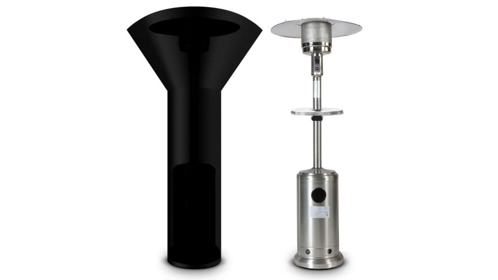 Upland Mushroom 46,000 BTU Patio Heater, Stainless Steel, Medium, UJN-SO02-SS