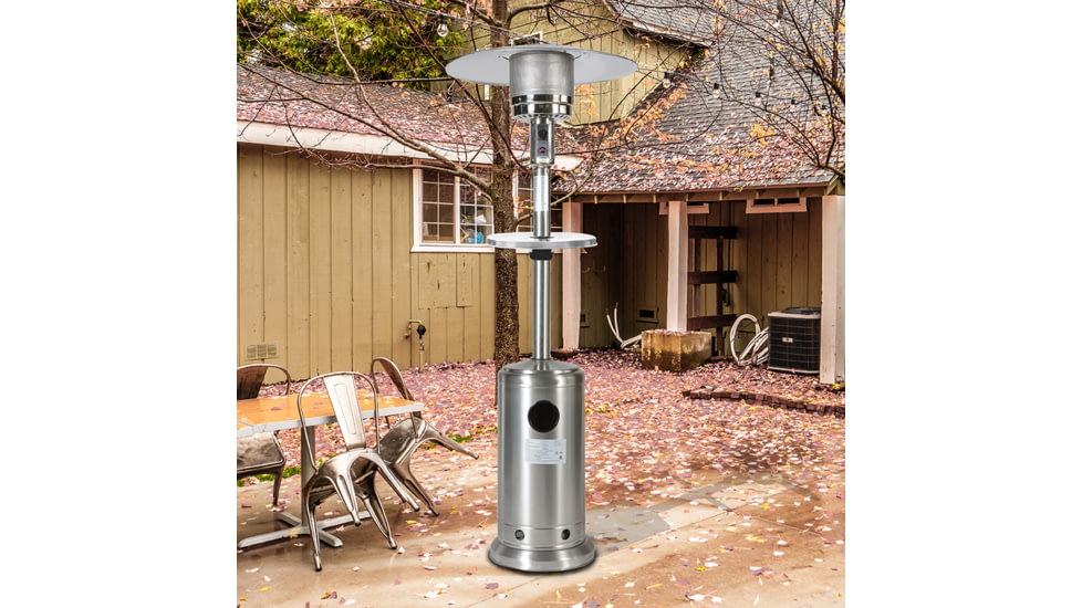 Upland Mushroom 46,000 BTU Patio Heater, Stainless Steel, Medium, UJN-SO02-SS