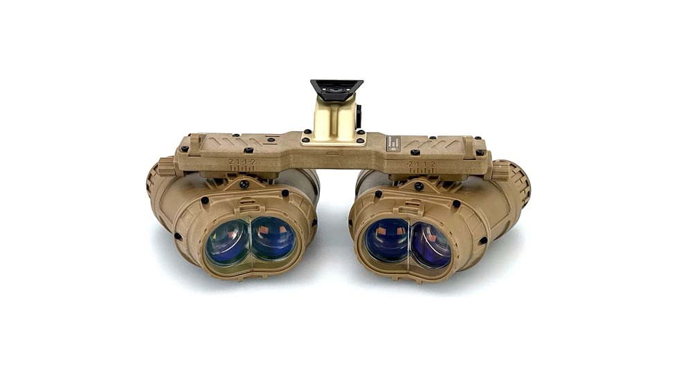 US Night Vision ARGUS Panoramic Night Vision Goggle - Gen II White Phosphor, FDE, 8x6x5in, APNVG-NNVT-WP