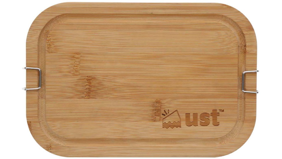 UST Bamboo Bread Box with Strap, 1175637