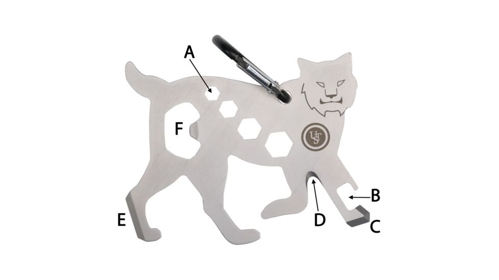 UST Bobcat Tool A Long Multi-Tool, Titanium 20-12210