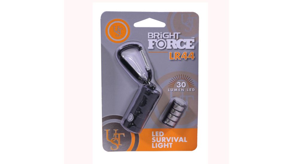 UST Brightforce LR44 Flashlight,30 Lumens,Black 20-SVL0012-01