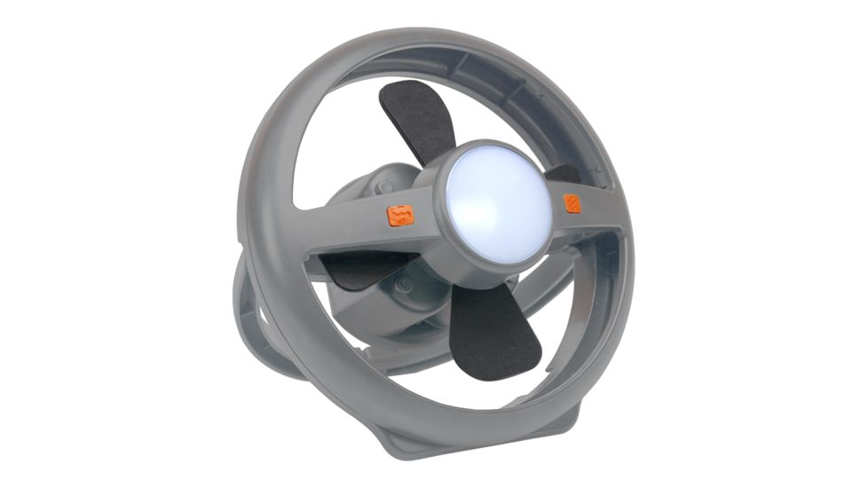 UST Brila USB Rechargeable Fan and Light 2.0, Orange/Gray, NSN N, 20-12579