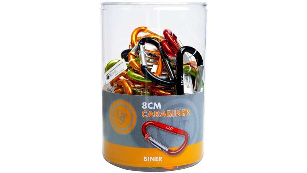 UST Carabiner, Sellinder, Assorted, 8cm 20-02113SD