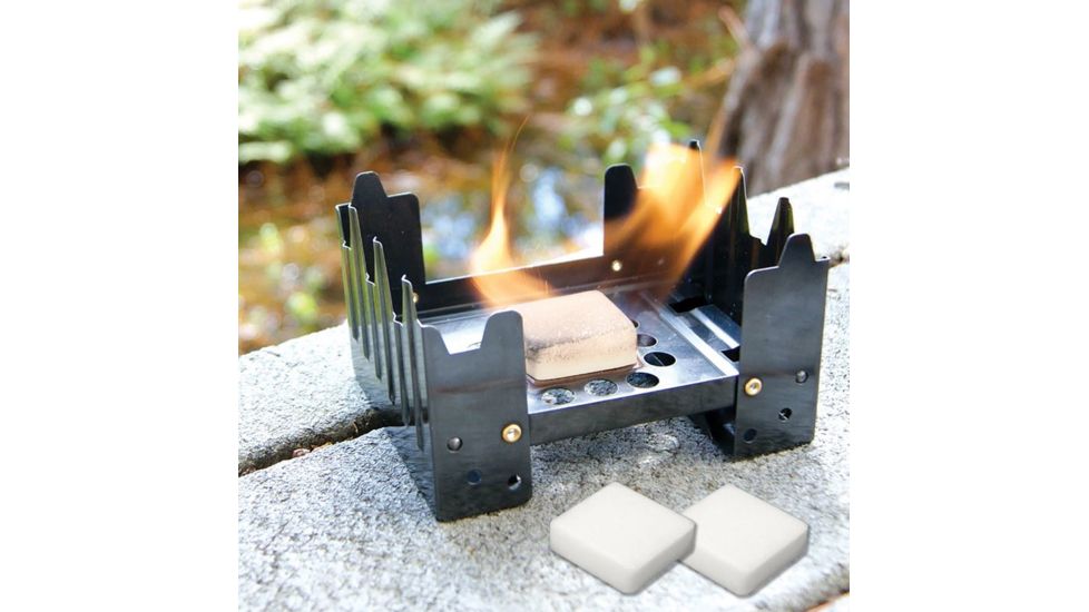 UST Folding Stove with Fuel, Black 20-STV0001-10