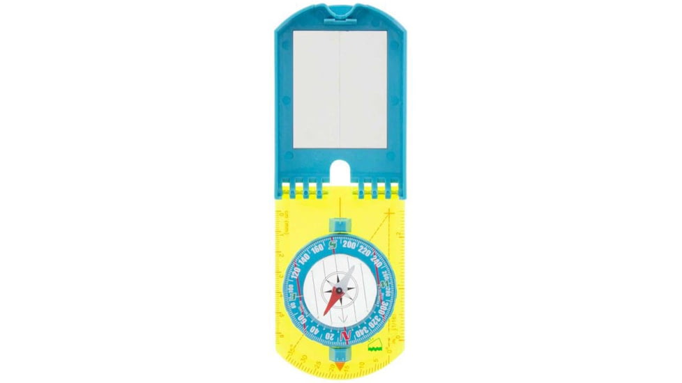 UST Hi Vis Folding Map Compass, Neon, 1156797