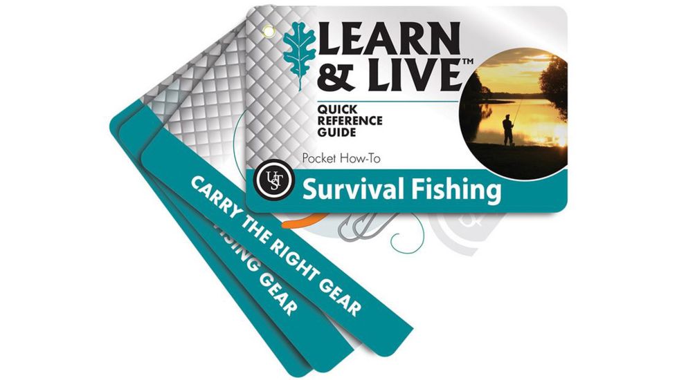 UST Learn and Live Cards - Survival Fishing, White 20-02749