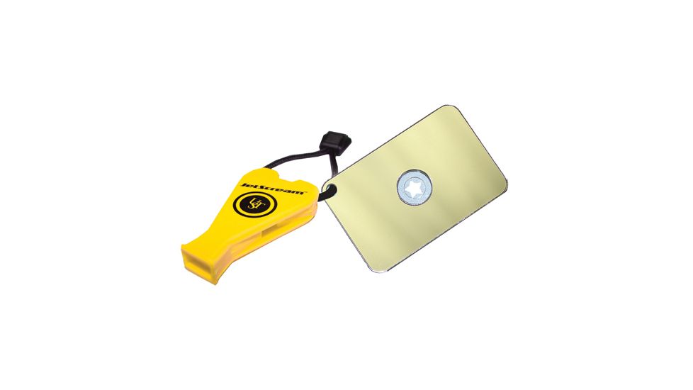 UST Marine StarFlash/JetScream Marine Mirror and Whistle, Yellow 20-611-300-06-M