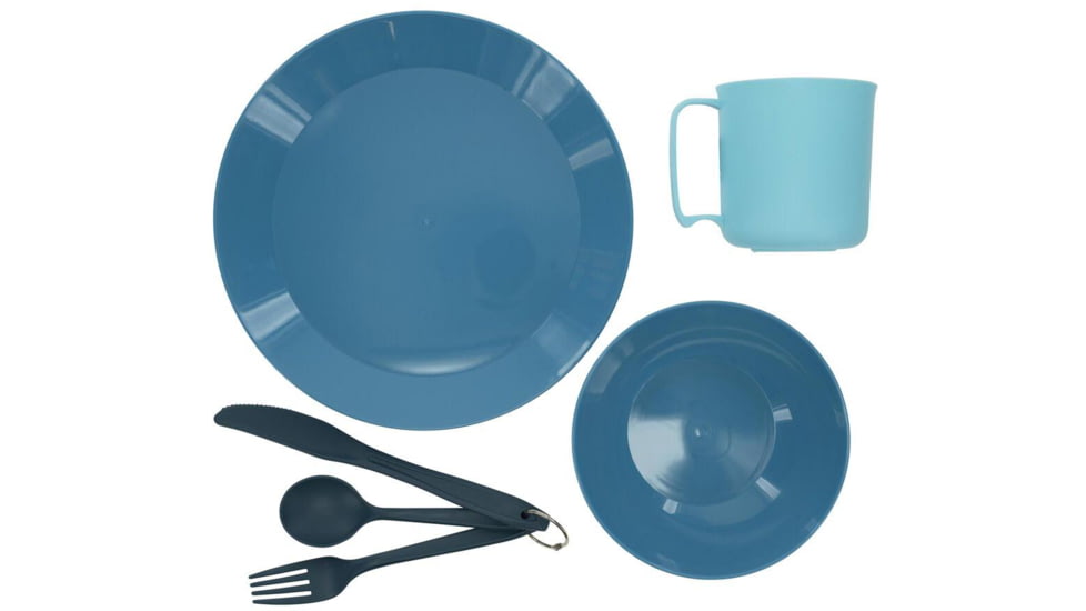 UST PackWare Dish Set, Blue, 1142761