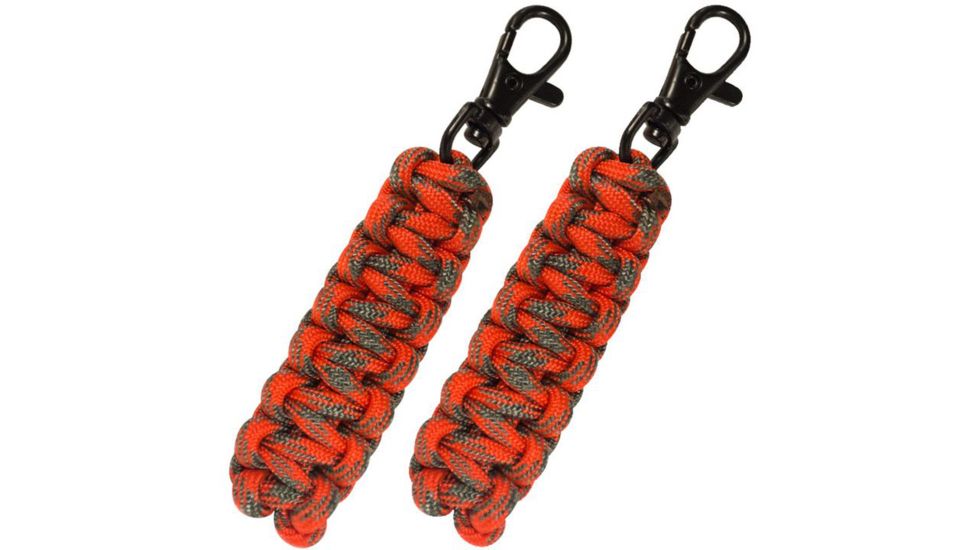 UST ParaTinder Zipper Pull 2-pk, Orange/Gray 20-02986