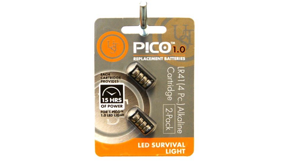 UST Pico 1.0 LED Light with 2-pack Spare Batteries, 8 LR-41 Cell 21-1400-BAT
