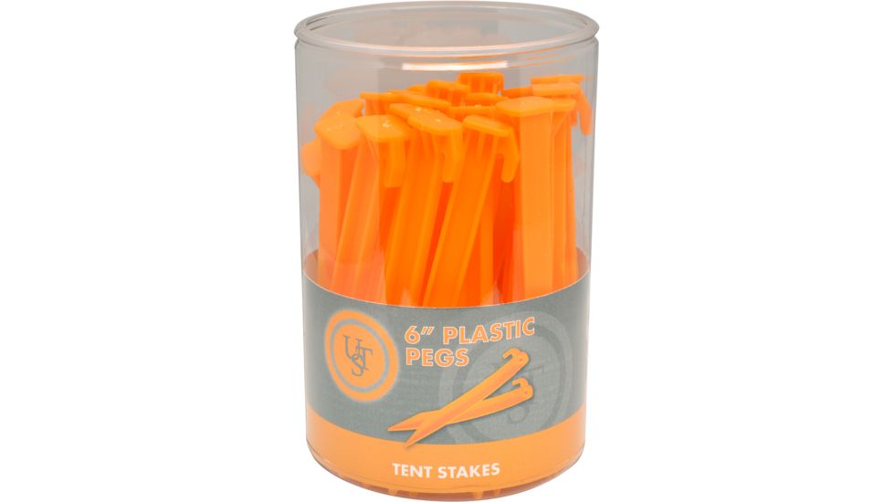 UST Plastic Peg 6in, Sellinder 36-ct, Orange 20-02090SD