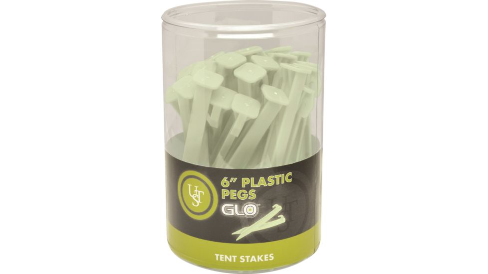 UST Plastic Peg 6in, Sellinder 36-ct, Glo 20-02104-15SD