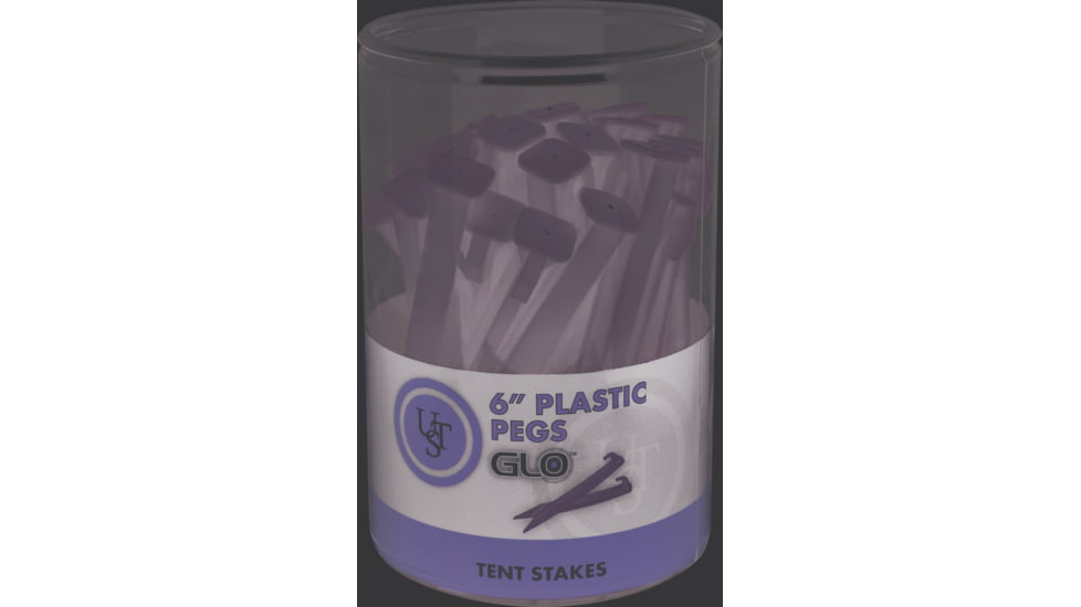 UST Plastic Peg 9in, Sellinder 30-ct, Glo 20-02106-15SD