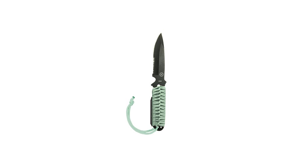 UST SaberCut Para Knife 3.0 in. Blade, Black- Glo 20-51169-15