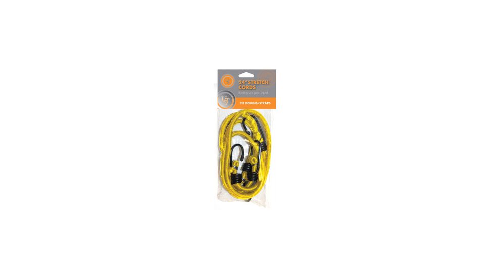 UST Stretch Cord 24in., 2-Pack, Yellow 20-2x24-07