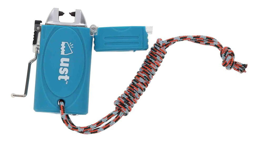 UST TekFire Fuel-Free Lighter and LED Light, Blue, 1156817